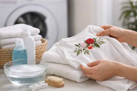 Comment laver un vêtement brodé sans l’abîmer - ComboPromo Impression et Broderie Inc.