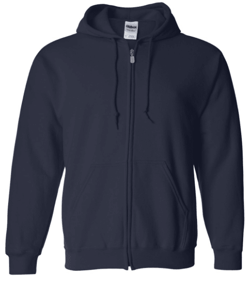 Gildan 18600 - Molleton à capuchon avec zip (G186) - ComboPromo Impression et Broderie Inc.